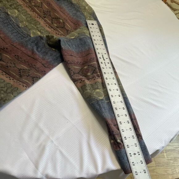 Cabela’s Shirt Mens XL Flannel Aztec Button Up Heavyweight Long Sleeve Chamois - Picture 4 of 6